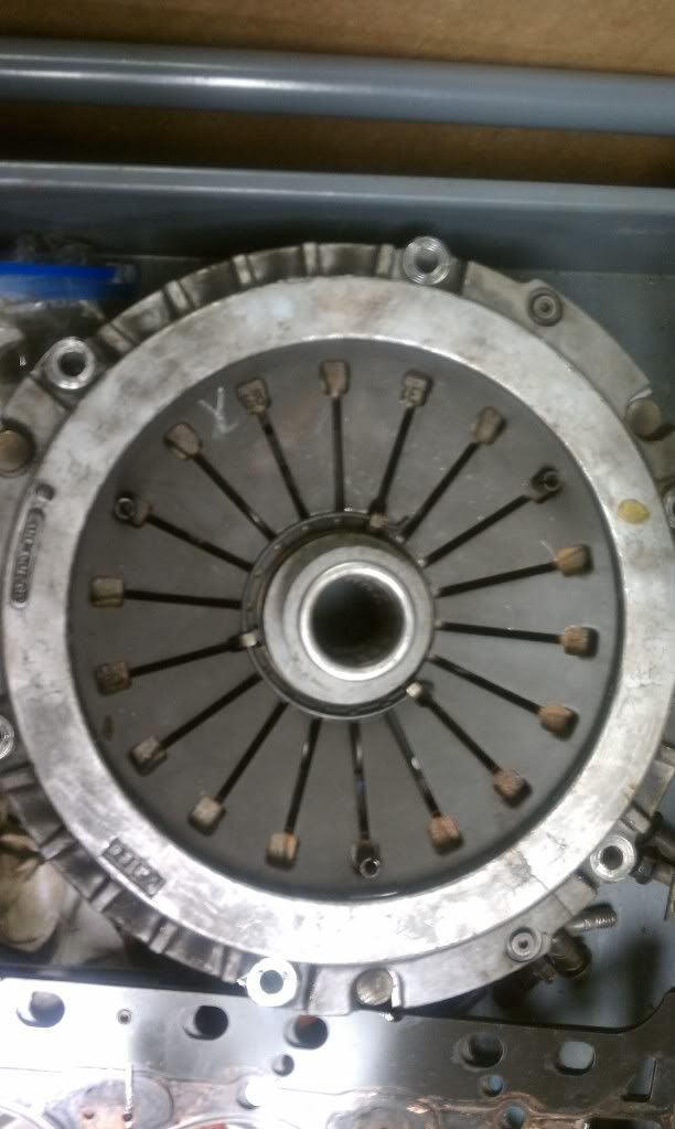 how do you get the clutch fork on throwout bearing? lt1 t56 CamaroZ28