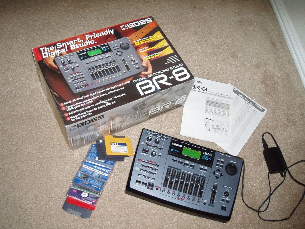Boss BR8 digital recorder 8 track F/S Studio Equipment Harmony Central