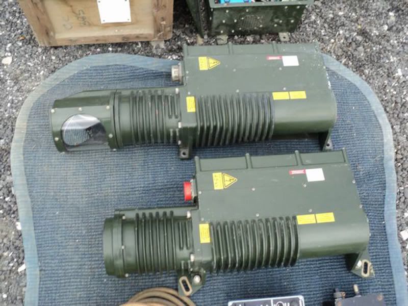 1,000 Watt Marconi Radar Systems Military Short Arc Searchlights
