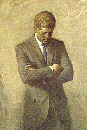 President Kennedy official Whitehoue portrait