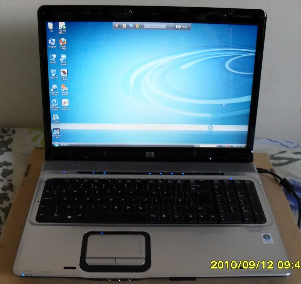 Details about HP DV9500 DV9000 DV9700 LAPTOP 2.0GHZ 2GB 250GB 17 WIFI