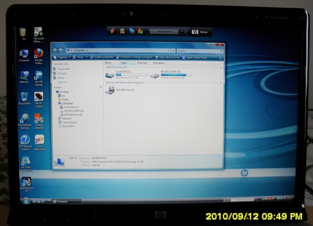 Hp Dv9500 Dv9000 Dv9700 Laptop 2 0ghz 2gb 250gb 17 Wifi Ebay