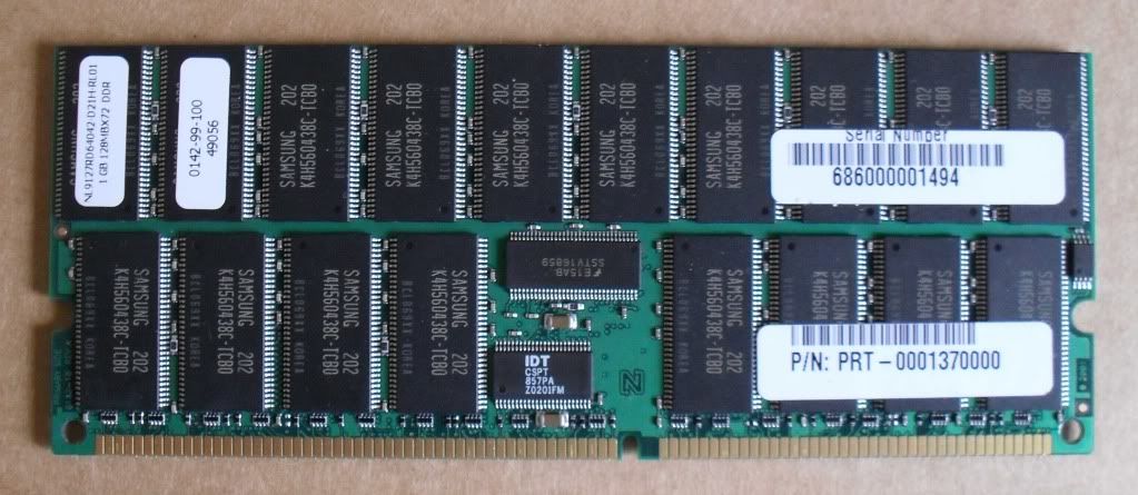 Details about NETLIST NL9127RD64042- D21H 1GB DDR PC2100 ECC RAM MEMOR