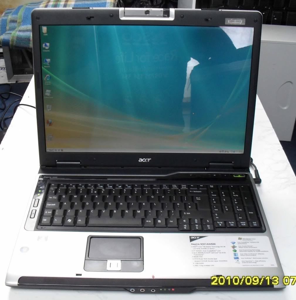 ACER 9300 9301 9303 LAPTOP PC 17&quot; 2GHZ 2GB 80GB WIFI UK