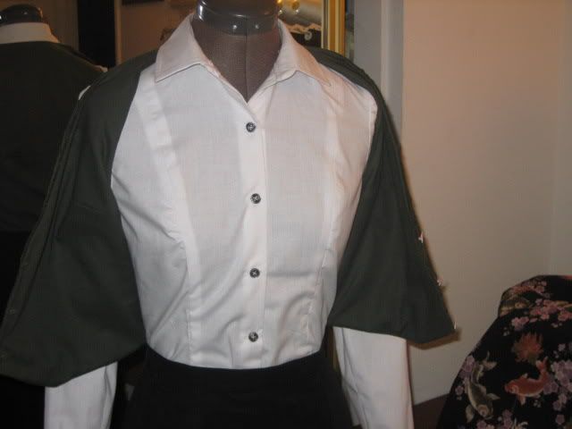 Front with the vest open