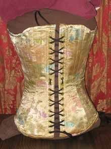 Goldfish corset - back view