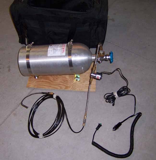 FS Compucar Nitrous Bottle In a Bag Stealth System Pennock's Fiero Forum