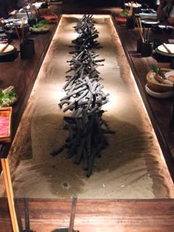 大廳散座區「裝飾爐」