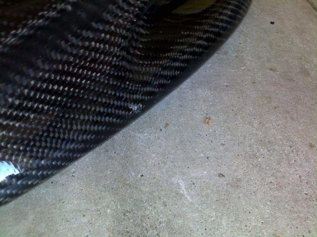 0002 Damaged Carbon Fiber Front Lip MR2 SpyderChat