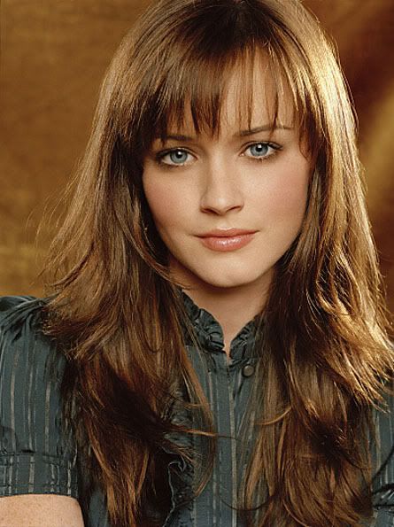 Straight long hairstyles, Alexis Bledel