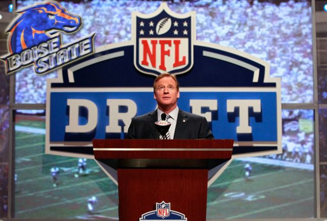 Record numbers of Boise State players to go in the 2012 NFL draft.