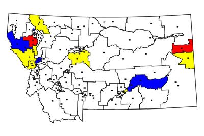Contested Split Senate Districts