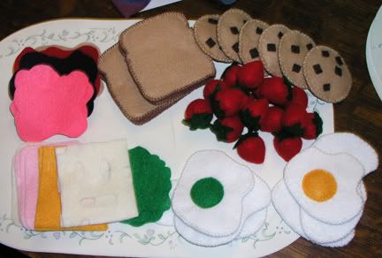 Finished felt food! Pictures, Images and Photos