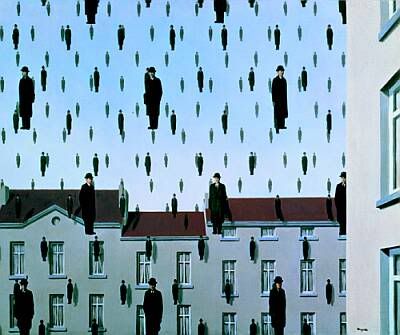 Magritte –Golconde-