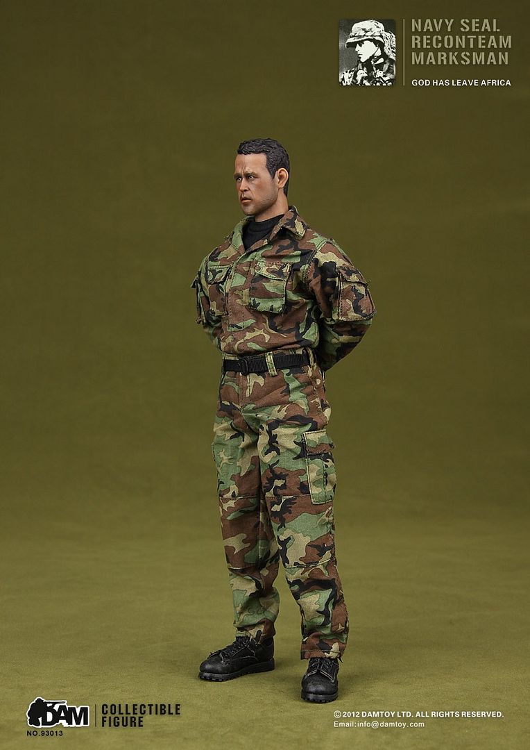 有关以下物品的详细资料: 1:6 scale dam 93013 navy seal reconteam