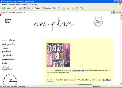 Der Plan mentions tribute album Der Plan mentions tribute album