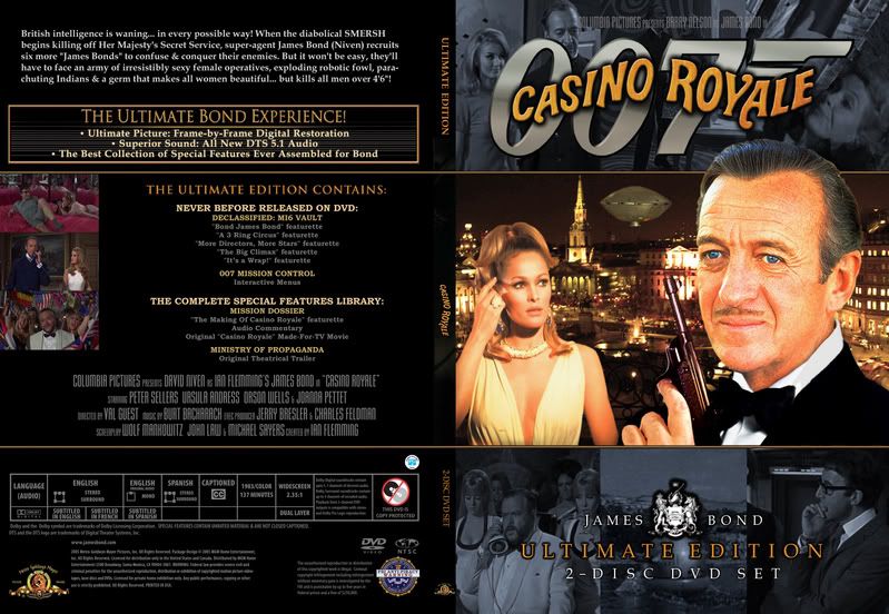 Casino Royale 1967 Dvd Cover