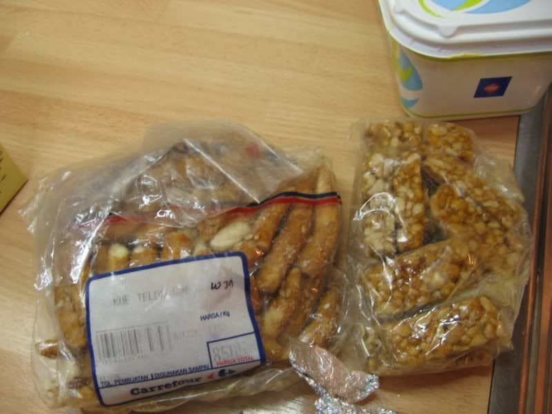 nut bars and some pretzel thingies