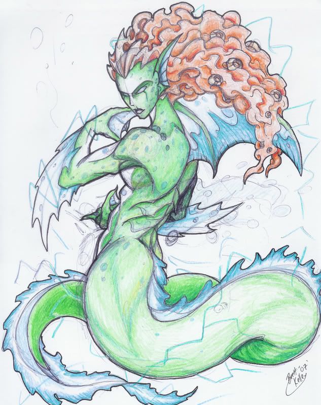 Electric Eel Drawing