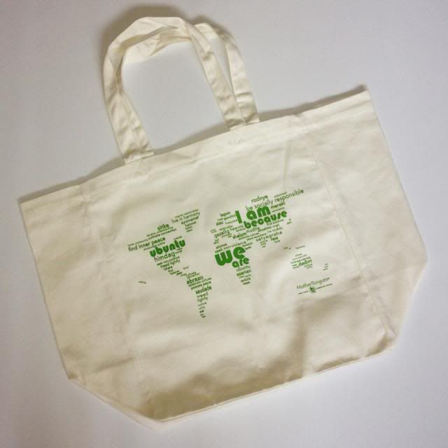 MotherTongues tote bag in black