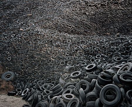 Oxford  Tire Pile 9b by Edward Burtynsky