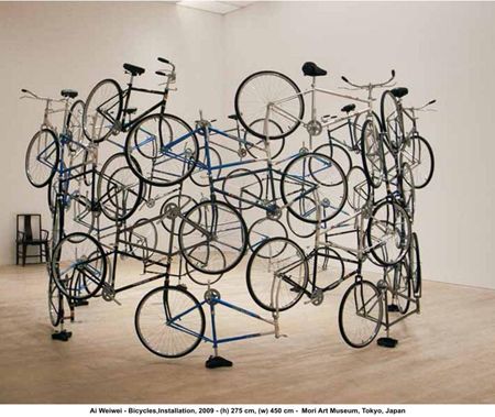 Bicycles by Ai Weiwei