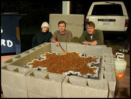 Baking a fractal pecan pie.