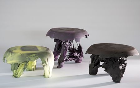 Three Gravity Stools by Jólan van der Wiel 