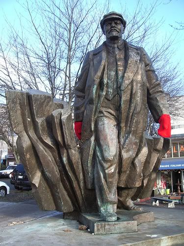 Lenin with Mittens