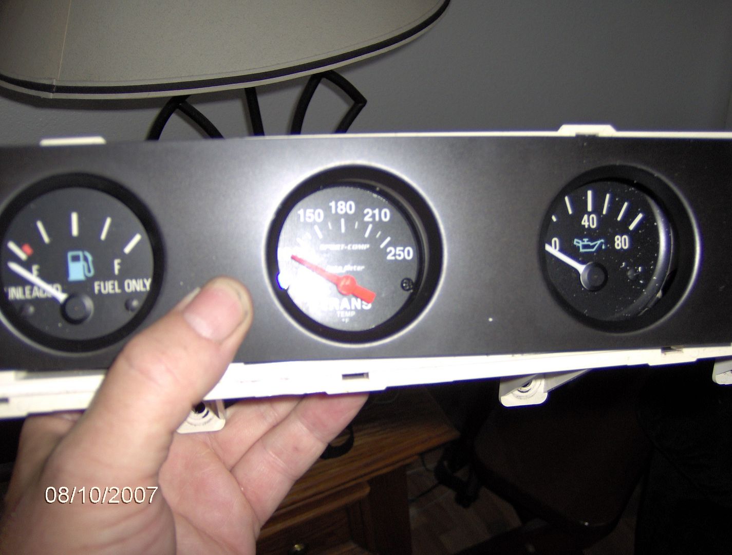 YJ Gauge Cluster