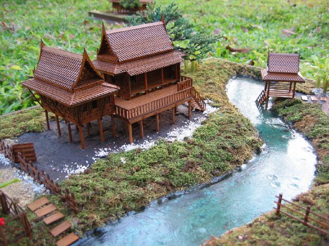 Thai house model kit Thai house model kit