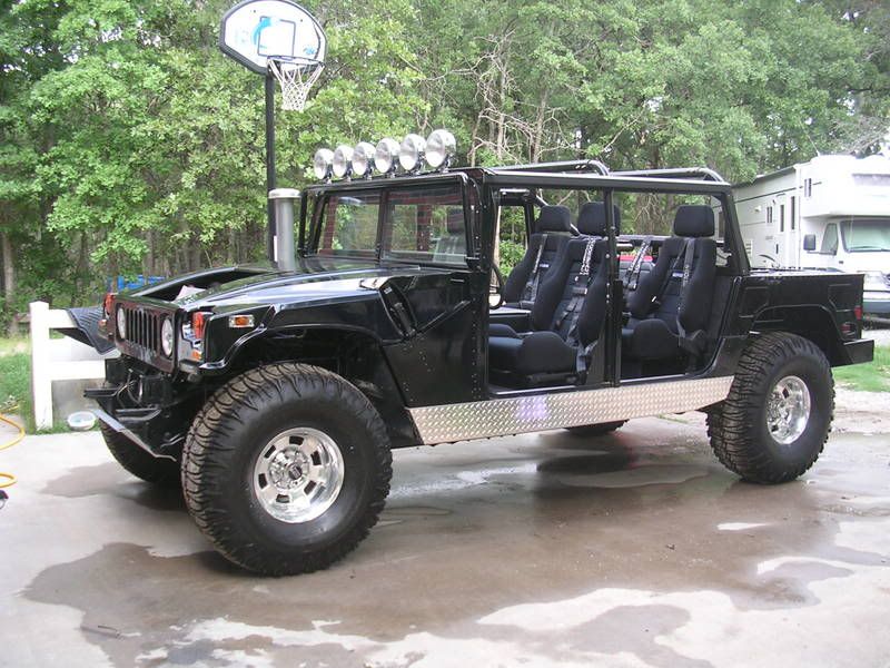 Shawn's 6 passenger soft-top hummer replica