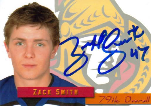 zack smith senators