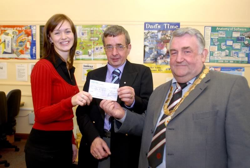 Dani, Ian and provost Derek Stewart Photo by David Robertson Dani, Ian and Provost Derek Stewart photo by David Robertson