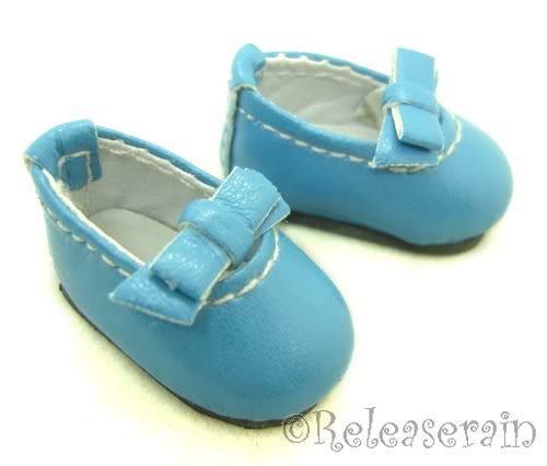 Dollfie Lati Yellow Sp Bow Mary Jane Shoes Blue  