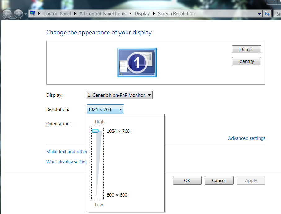Screen Resolution Suddenly Limited To 1024x768 And Under Windows 7 Help Forums