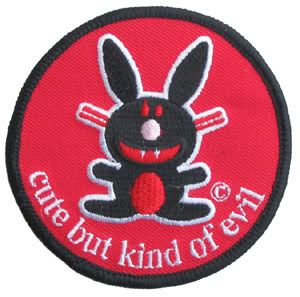 Happy Bunny cute but evil