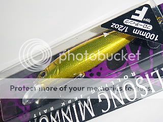 Deps Floatig Balisong Minnow 100F 26 Full Metal Gold  