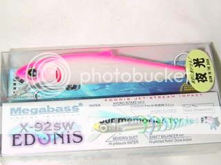 Megabass Minnow X 92 X 92 SW Edonis Glow Pink  