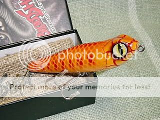Blood Shot Wooden Pencil Bait Raptor 006 Orange Snake  