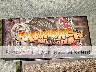 Blood Shot Wooden Pencil Bait Raptor 006 Orange Snake  