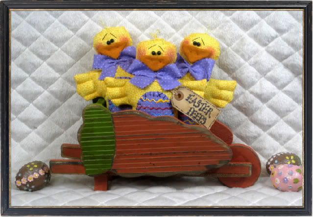 Primitive Easter Chicks Peeps Ornies~PATTERN #241  