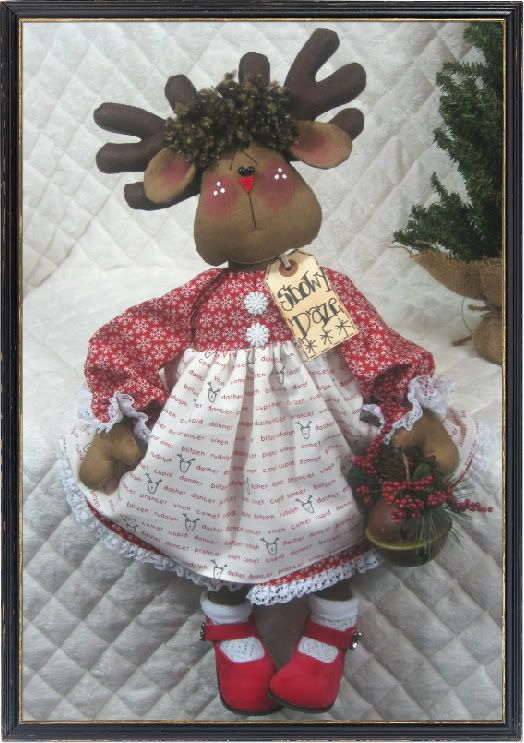 Primitive Raggedy 21~ROXY REINDEER~PATTERN #231 ♥  