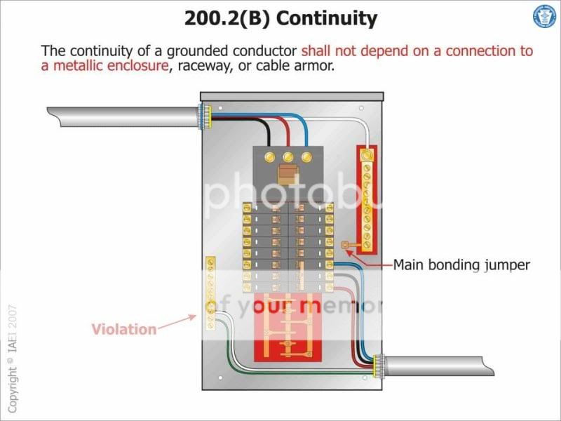 Split insulated bondable neutral box help | Electrician Talk