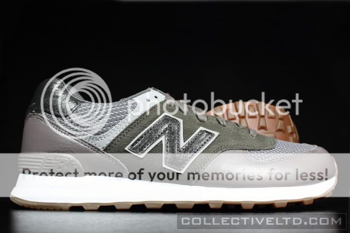 New Balance ML574GRR ML574 GRR Leather stussy GREY 9.5  