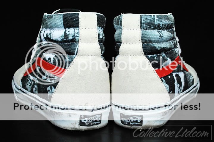 Vans Sk8 Hi Supreme Ari Marcopoulos wtaps WHITE 9.5  