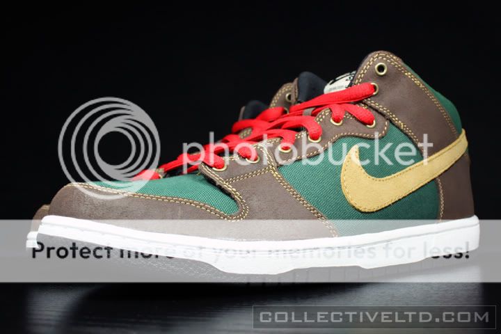 Nike SB Dunk Mid Pro Patagonia koston 314383 302 NOBLE GREEN METALLIC 