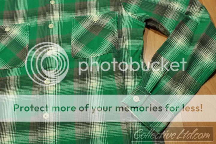 Polo Ralph Lauren L/S Plaid Flannel Button Up GREEN M  