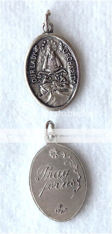 OUR LADY of CHARITY (Caridad del Cobre) Catholic medal  