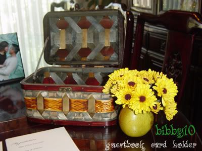 guestbook card holder